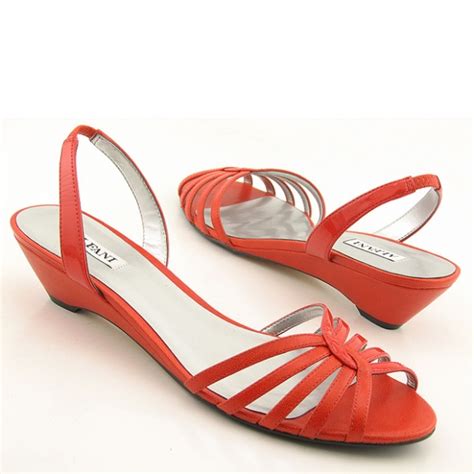 ALFANI Tangled Wedge Sandals Shoes Orange Womens - 2011 Hairstyles ...