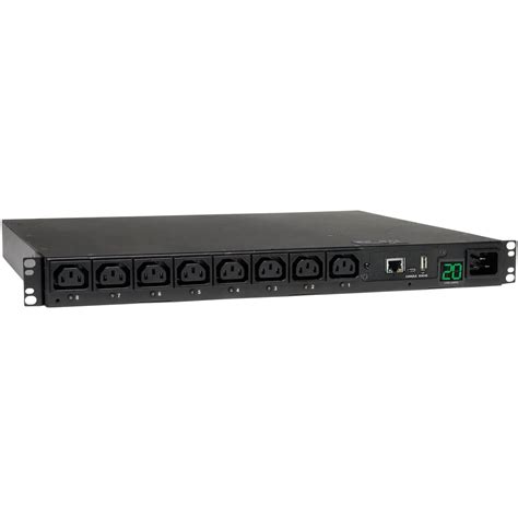 PDUMH20HVNET PDU Switched 208V - 240V 20A 8 Outlet - Walmart.com ...