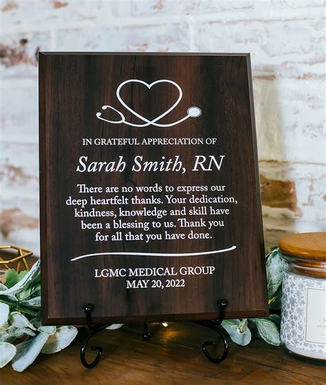 Engraved Plaque - Recognition Plaque - Thank You Plaque - Custom Plaque ...