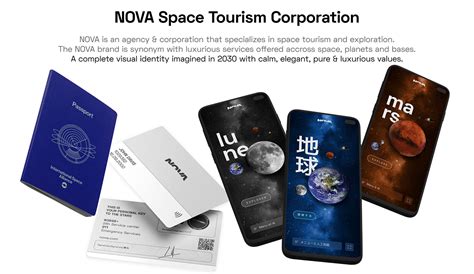 NOVA Space Tourism Visual Identity :: Behance