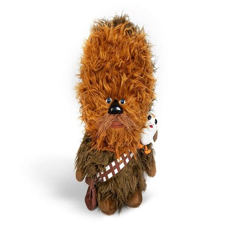 Super-Deformed Star Wars 22" Chewbacca with Porg Talking Plush ...