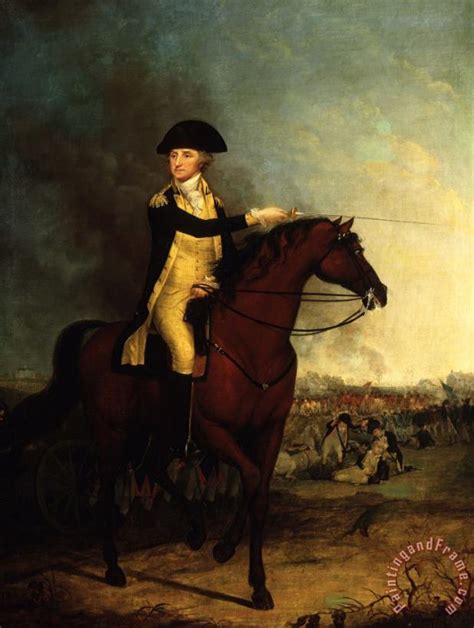 James Peale Washington at The Battle of Princeton painting - Washington at The Battle of ...