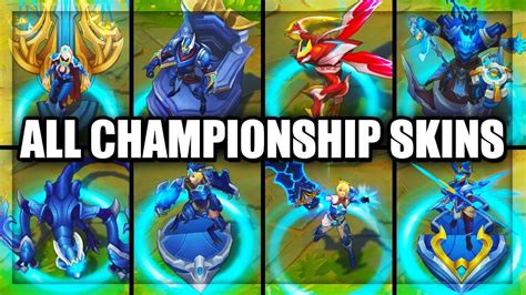 All World Championship Skins From 2012 to 2018 (League of Legends ...