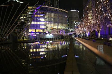 Osaka Skyline Night Views from Umeda Stock Image - Image of tower, high ...