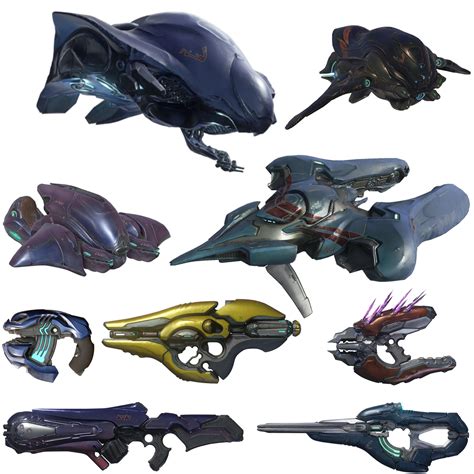 Appreciation post for the more aquatic art style of Halo 5's Covenant ...