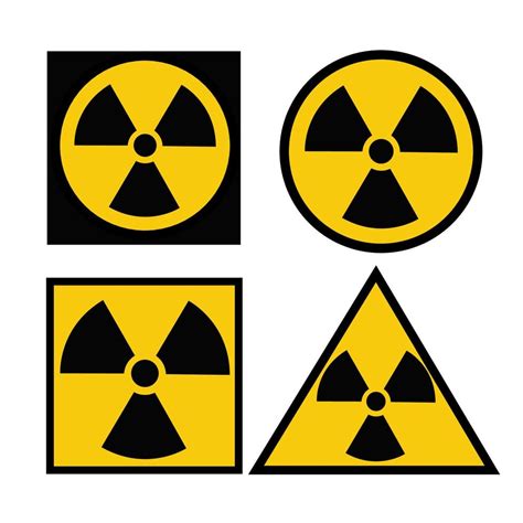 Radiation Danger vector pictogram.Ionizing radiation hazard symbol 11512780 Vector Art at Vecteezy