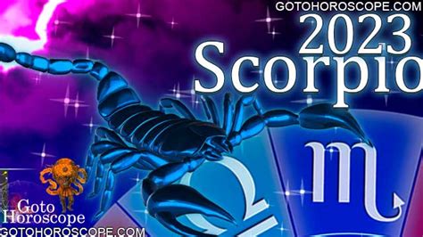 Horoscope 2023 Scorpio, astrological 2023 forecast for Scorpio sign prepared for the year of the ...