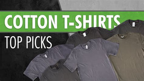 Best Blank Cotton T-shirt Options - YouTube