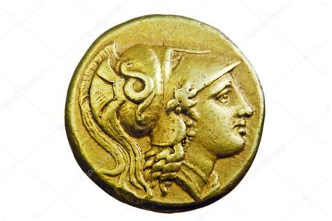 Ancient Greek gold coin — Stock Photo © airphotogr #24275383