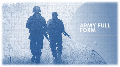 Army Full Form: What Does the Army Stand For?