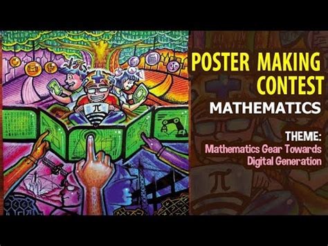 How to Draw Poster Making Contest Artwork for Mathematics - YouTube