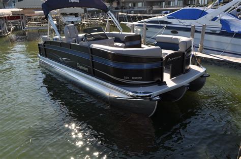 Premier Gemini on the water and ready to go! | Premier pontoon, Pontoon ...