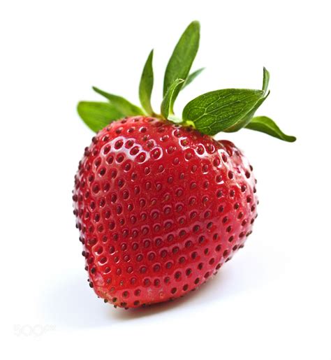 Strawberry on white background | Strawberry, Fruit, Fruit photography