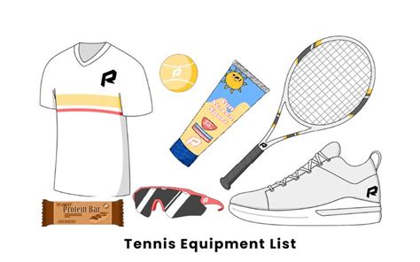 Tennis Equipment List | Tennis equipment, Tennis, Play tennis