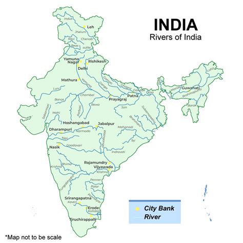 River Map of India- Check Indian River Map with Names