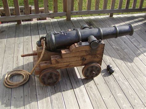 DIY Pirate Cannon for Pirate Halloween Decorations