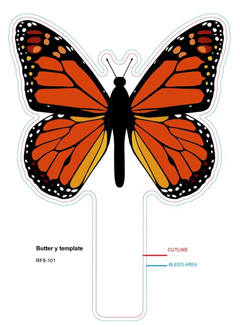 Butterfly Wing Printable Template