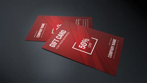 Stylish Corporate Gift Card Template - Graphic Yard | Graphic Templates Store