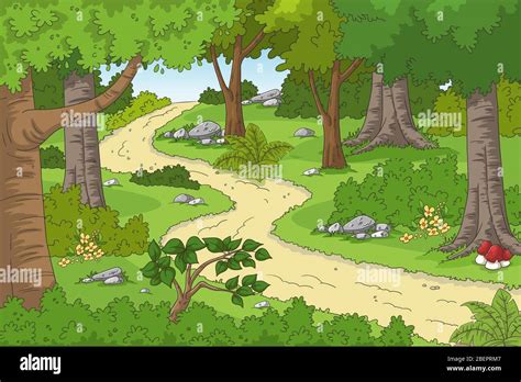 Forest Cartoon Pics - Selva Fine Art: Cartoon Forest | Bodbocwasuon