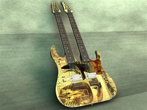 Ibanez Double Neck guitar 3D model | CGTrader