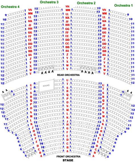 Civic Center Seating Map – Two Birds Home