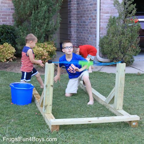 How to Build an Awesome Water Balloon Launcher - Frugal Fun For Boys and Girls