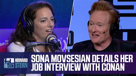 How Sona Movsesian Got Her Job With Conan O’Brien - YouTube