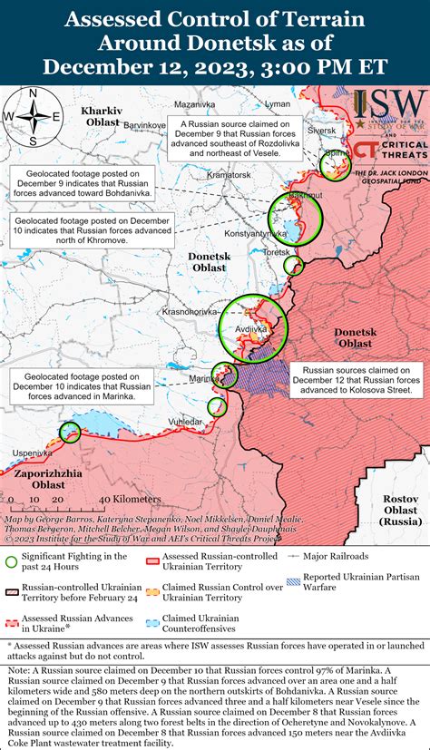 Ukraine War Maps Show Avdiivka Fighting Amid 'Costly' Russian Offensive ...