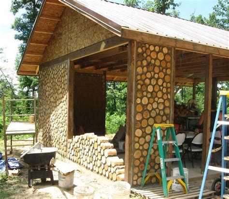 Cordwood construction (also called 'cordwood masonry,' 'stackwall construction', 'stovewood ...