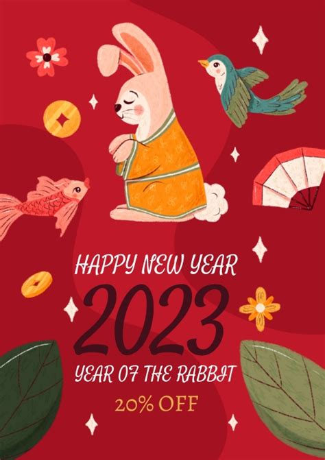 2023 Chinese New Year Template | PosterMyWall