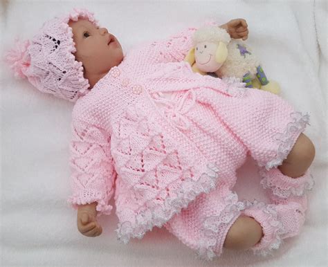 Baby Girls Knitting Pattern Download PDF Knitting Pattern