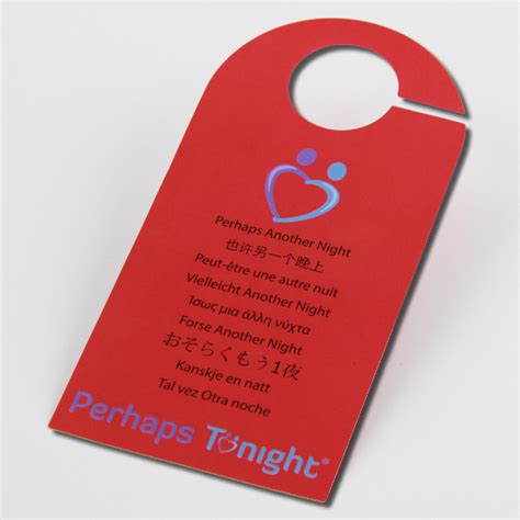 Beautiful Christmas PVC Hotel Door Hanger