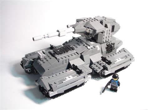 Lego halo scorpion | Lego halo, Lego projects, Lego military