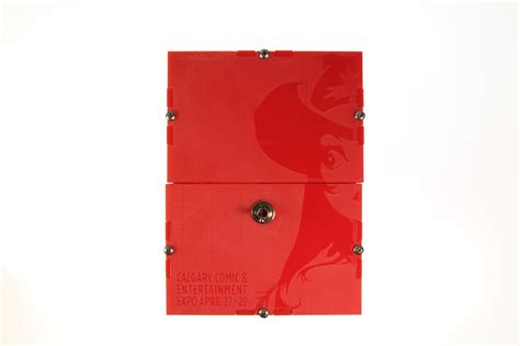 Useless Box | A custom design Useless Box in fiery red | Solarbotics | Flickr