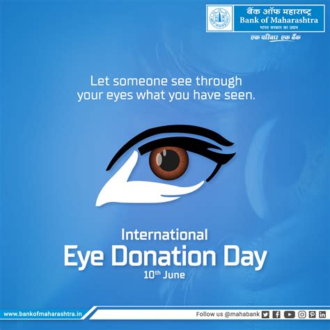 Happy International Eye Donation Day to all | Eye donation poster creative, Design quotes ...