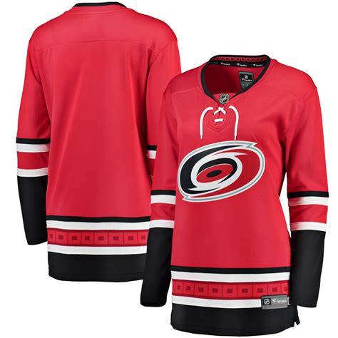 Fanatics Branded Carolina Hurricanes Women's Red Breakaway Home Jersey