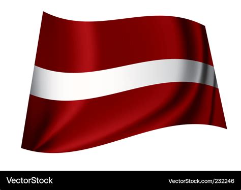 Latvia flag Royalty Free Vector Image - VectorStock