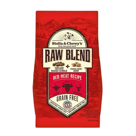 Stella & Chewy's Raw Blend Red Meat Baked Kibble 22lb – T&T Pet Food and Supply