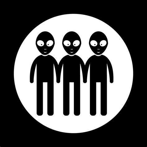 Alien Icon symbol sign 643632 Vector Art at Vecteezy