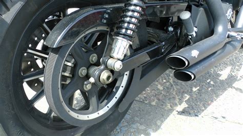 Harley Davidson Rear Wheel Exhaust Free Stock Photo - Public Domain Pictures