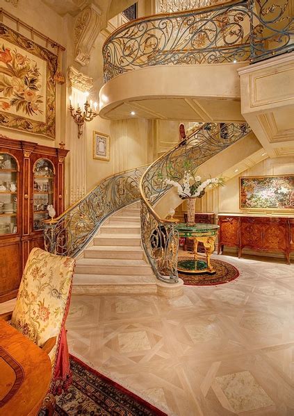 $4.8 Million Lavish Penthouse In Las Vegas, NV | Luxury staircase, Luxury home decor, Foyer design