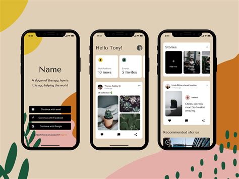 Mason - App templates | App template design, Mobile app design inspiration, App template