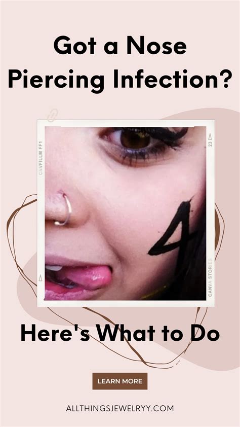 Got a Nose Piercing Infection? Here's What to Do | Nose piercing, Nose piercing infection, Piercing