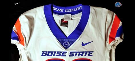 Boise State's new jerseys literally have blue collars on them