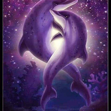 Purple dolphins | Dolphin art, Dolphin images, Dolphin painting