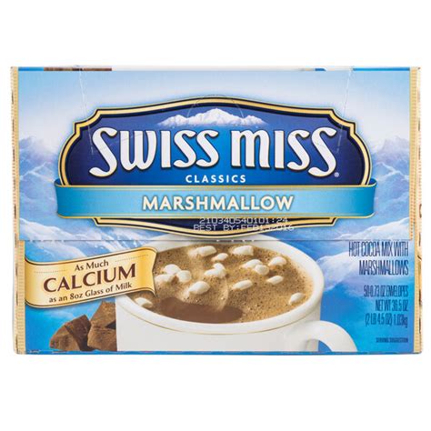 Swiss Miss Hot Chocolate with Marshmallows - 50/Case