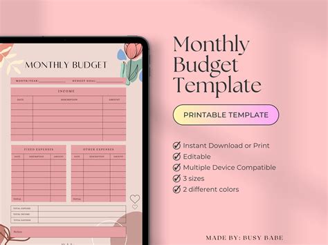 Spending Budget Template Doctemplates - vrogue.co