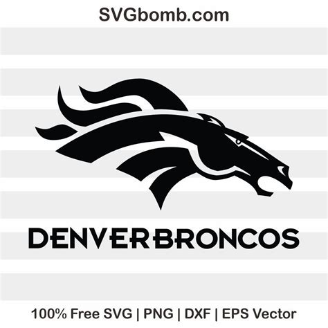 Denver Brоnсоѕ Logo SVG Vector | SVGBOMB | Broncos logo, Denver broncos logo, Denver broncos ...