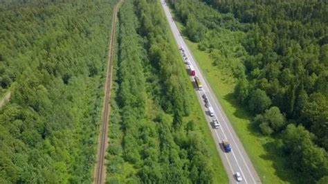 A huge highway with cars. Clip. The trac... | Stock Video | Pond5