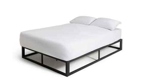 Buy Habitat Platform Small Double Metal Bed Frame - Black | Bed frames | Habitat